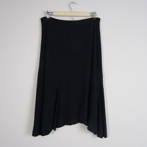 Express Vintage Skirt Medium Black Asymmetrical Grunge Whimsigoth Fairy Goblin - Picture 1 of 12